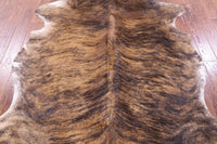 Thumbnail for Brindle Natural Cowhide Rug - XLarge 7'4