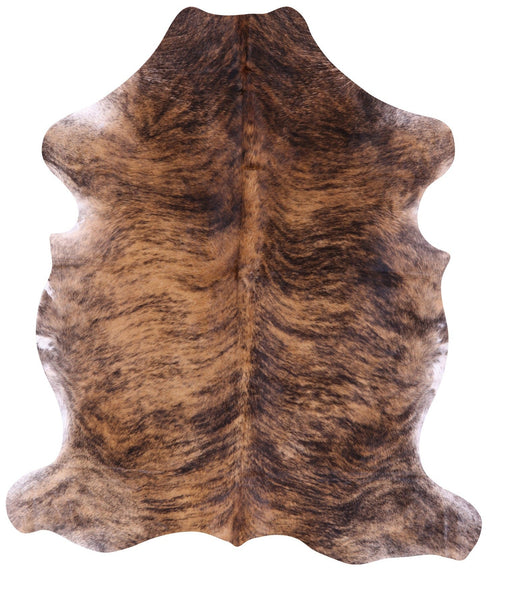 Brindle Natural Cowhide Rug - XLarge 7'4"H x 6'5"W