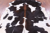 Thumbnail for Black & White Natural Cowhide Rug - XLarge 7'1