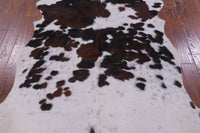 Thumbnail for Tricolor Natural Cowhide Rug - XLarge 7'6