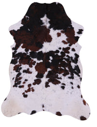 Thumbnail for Tricolor Natural Cowhide Rug - XLarge 7'6