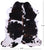 Tricolor Natural Cowhide Rug - Large 7'4"H x 6'5"W