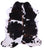 Tricolor Natural Cowhide Rug - Large 7'4"H x 6'5"W