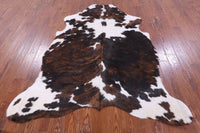 Thumbnail for Tricolor Natural Cowhide Rug - Large 6'10