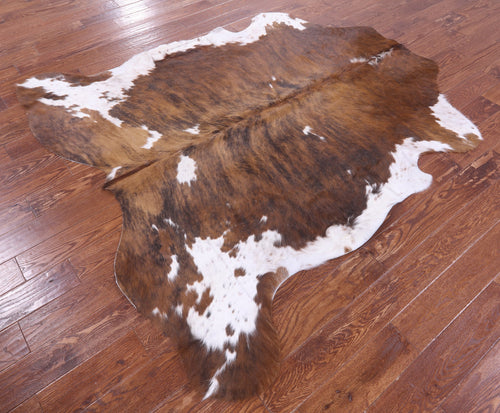 Brindle Natural Cowhide Rug - Large 6'10