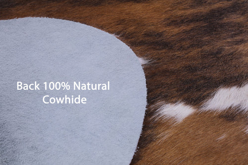 Brindle Natural Cowhide Rug - Large 6'10