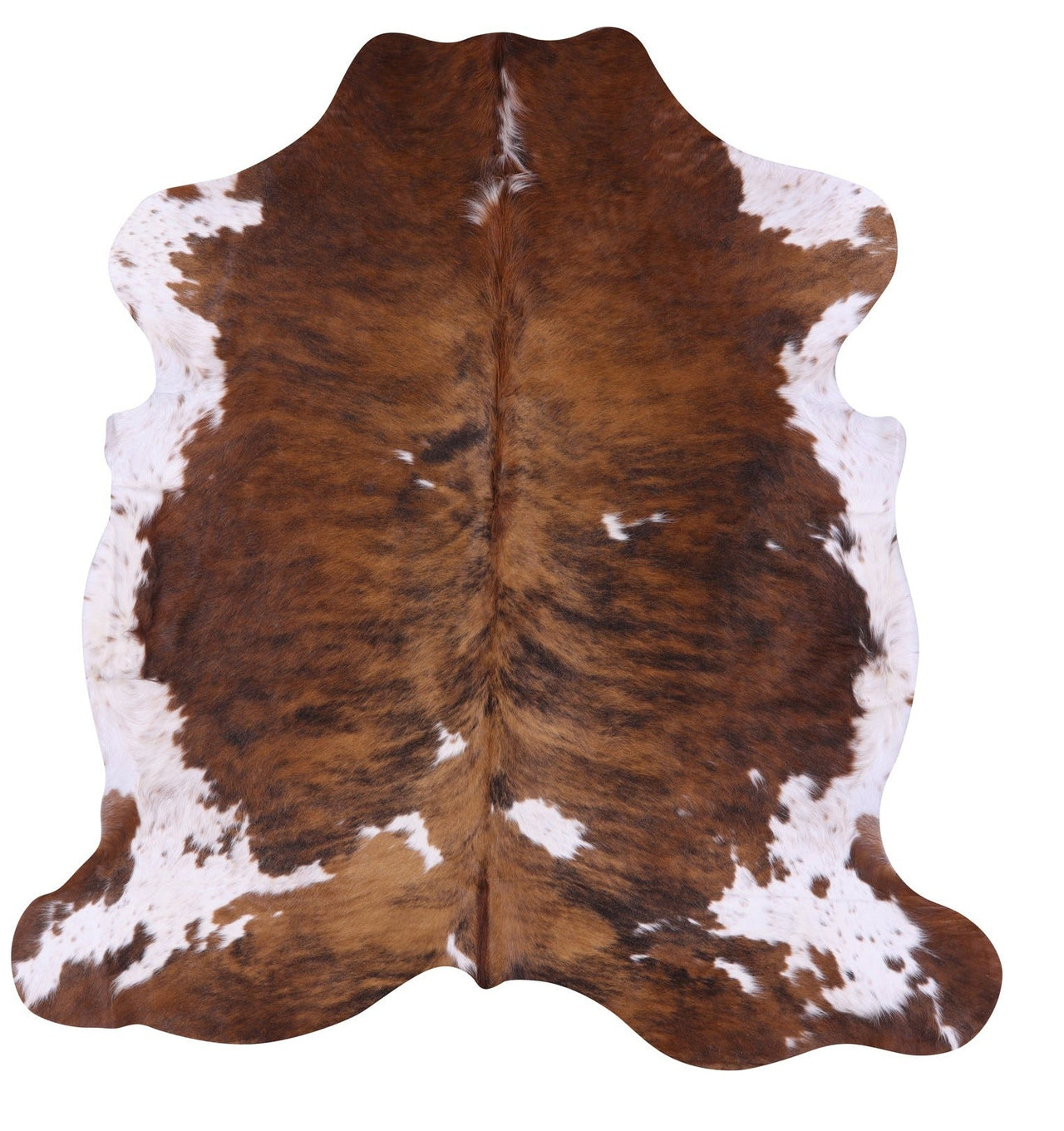 Brindle Natural Cowhide Rug - Large 6'10"H x 6'8"W