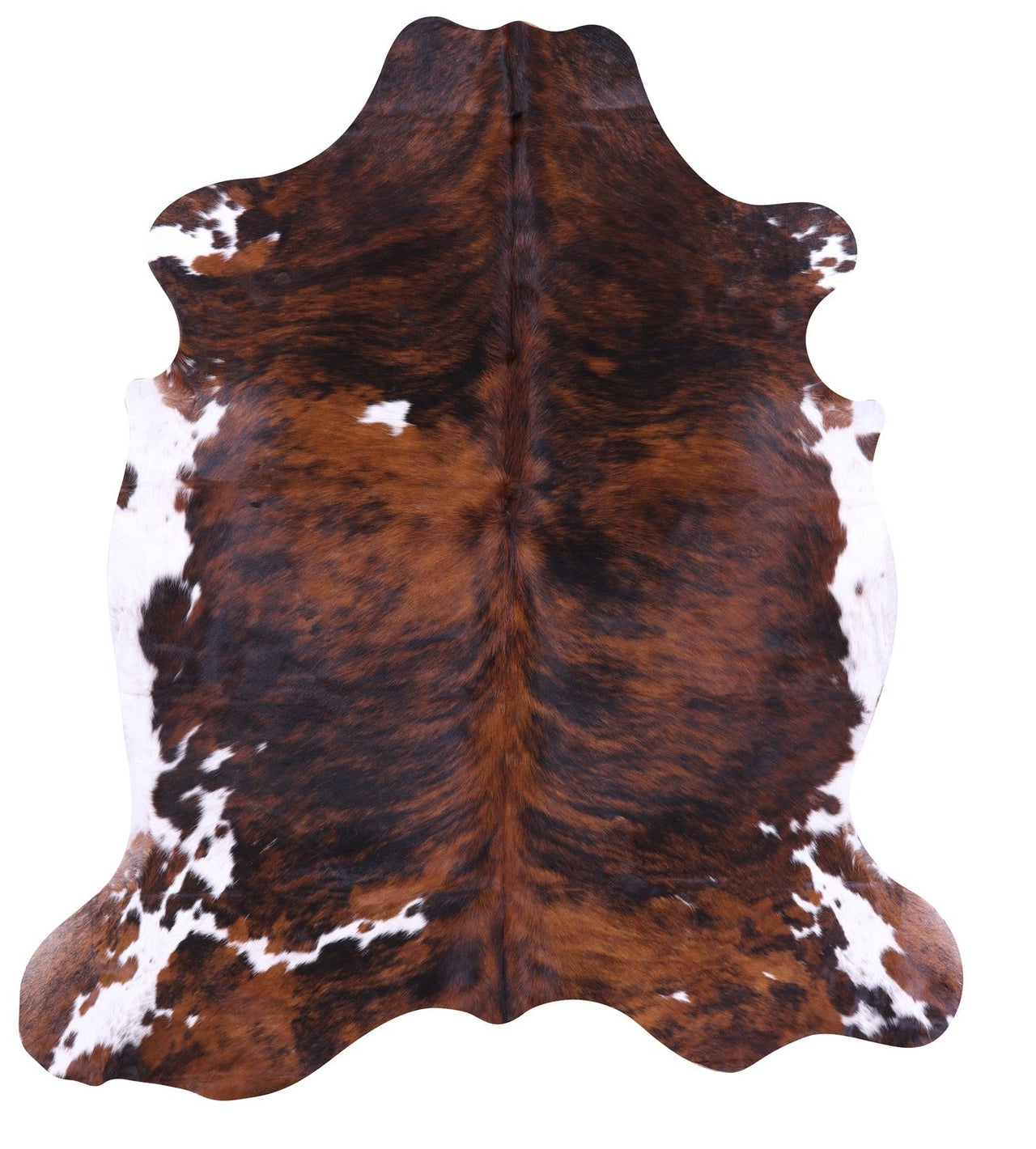 Brindle Natural Cowhide Rug - Large 7'1"H x 6'5"W