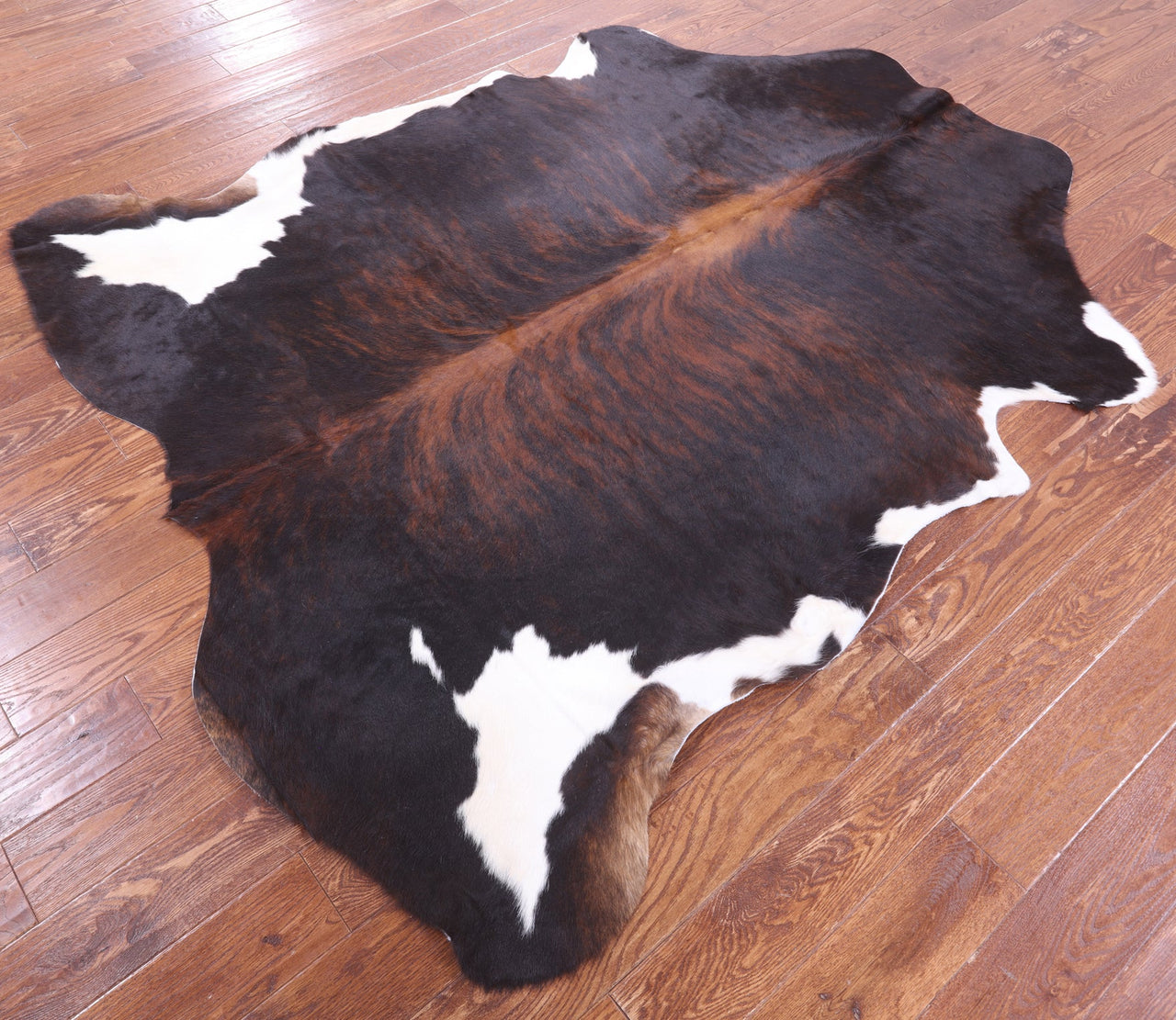 Brindle Natural Cowhide Rug - Large 6'10"H x 6'4"W