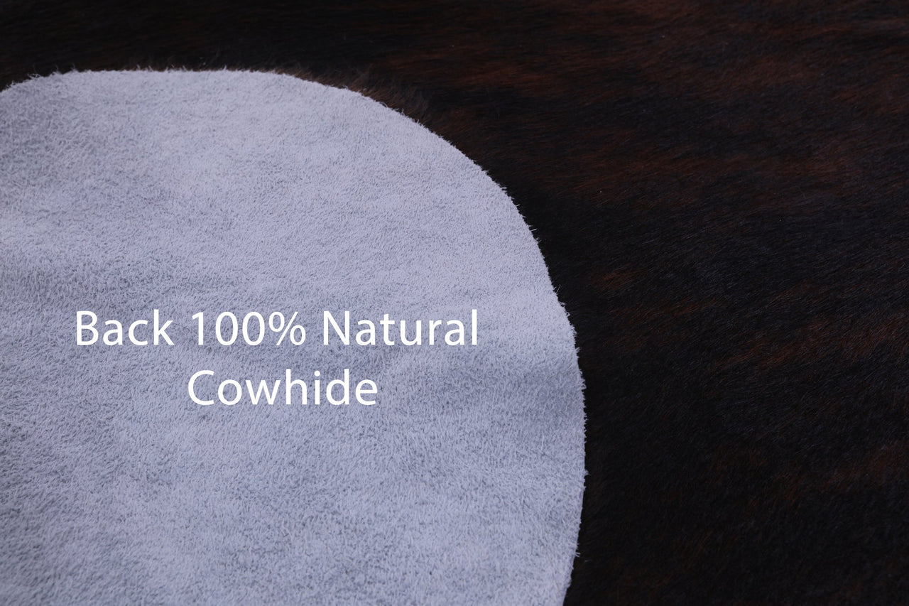 Brindle Natural Cowhide Rug - Large 6'10"H x 6'4"W