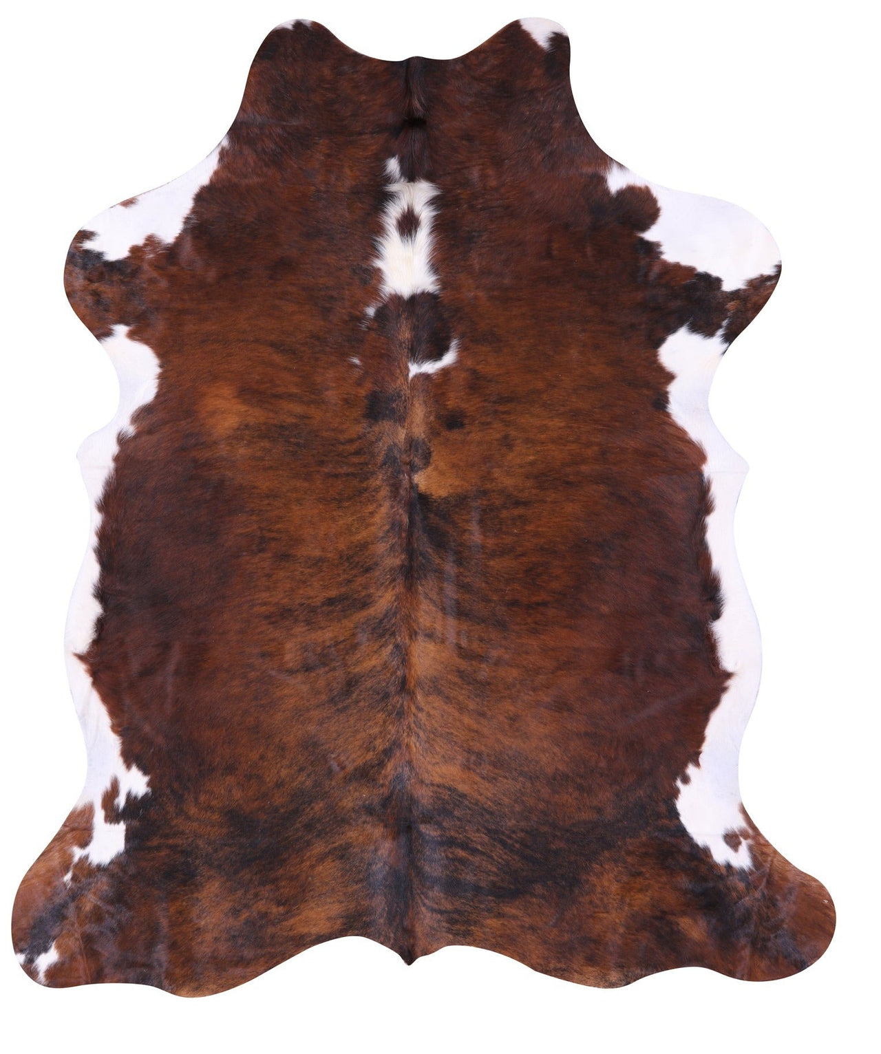 Brindle Natural Cowhide Rug - XLarge 7'2"H x 6'1"W