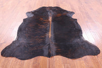 Thumbnail for Black Natural Cowhide Rug - Large 6'7