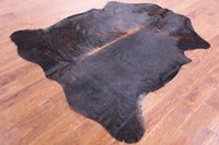 Thumbnail for Black Natural Cowhide Rug - Large 6'7
