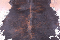 Thumbnail for Brindle Natural Cowhide Rug - Large 6'9