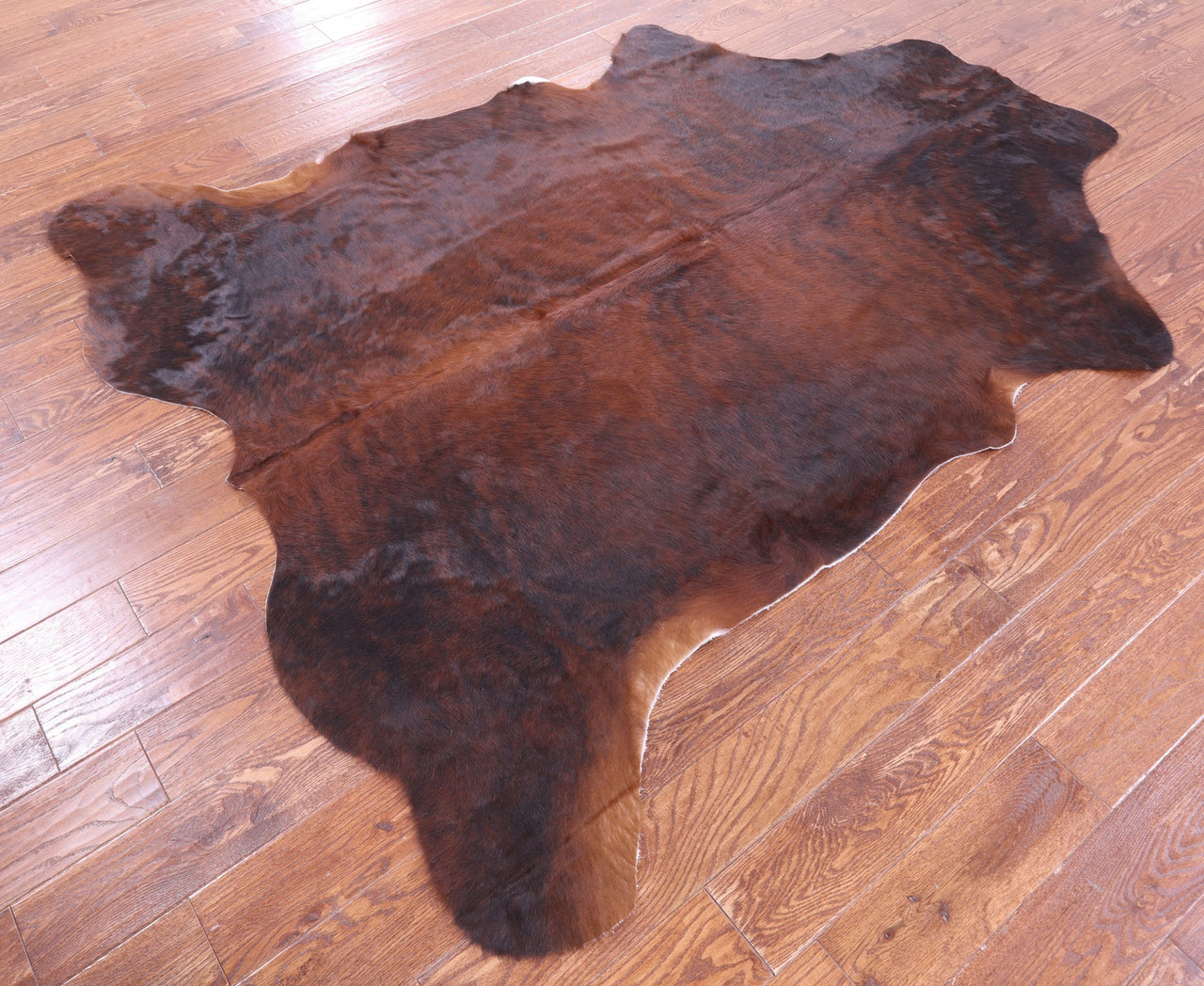 Brindle Natural Cowhide Rug - XLarge 7'0"H x 6'3"W