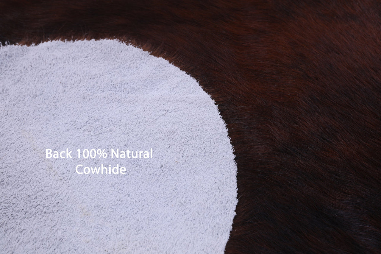 Brindle Natural Cowhide Rug - XLarge 7'0"H x 6'3"W