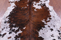 Thumbnail for Tricolor Natural Cowhide Rug - Large 6'8
