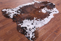 Thumbnail for Tricolor Natural Cowhide Rug - Large 6'8