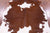 Brown & White Natural Cowhide Rug - Large 6'11"H x 5'10"W