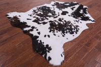 Thumbnail for Black & White Natural Cowhide Rug - Large 6'7