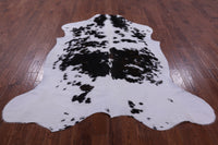 Thumbnail for Black & White Natural Cowhide Rug - Large 6'10