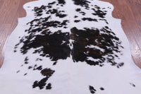 Thumbnail for Black & White Natural Cowhide Rug - Large 6'10