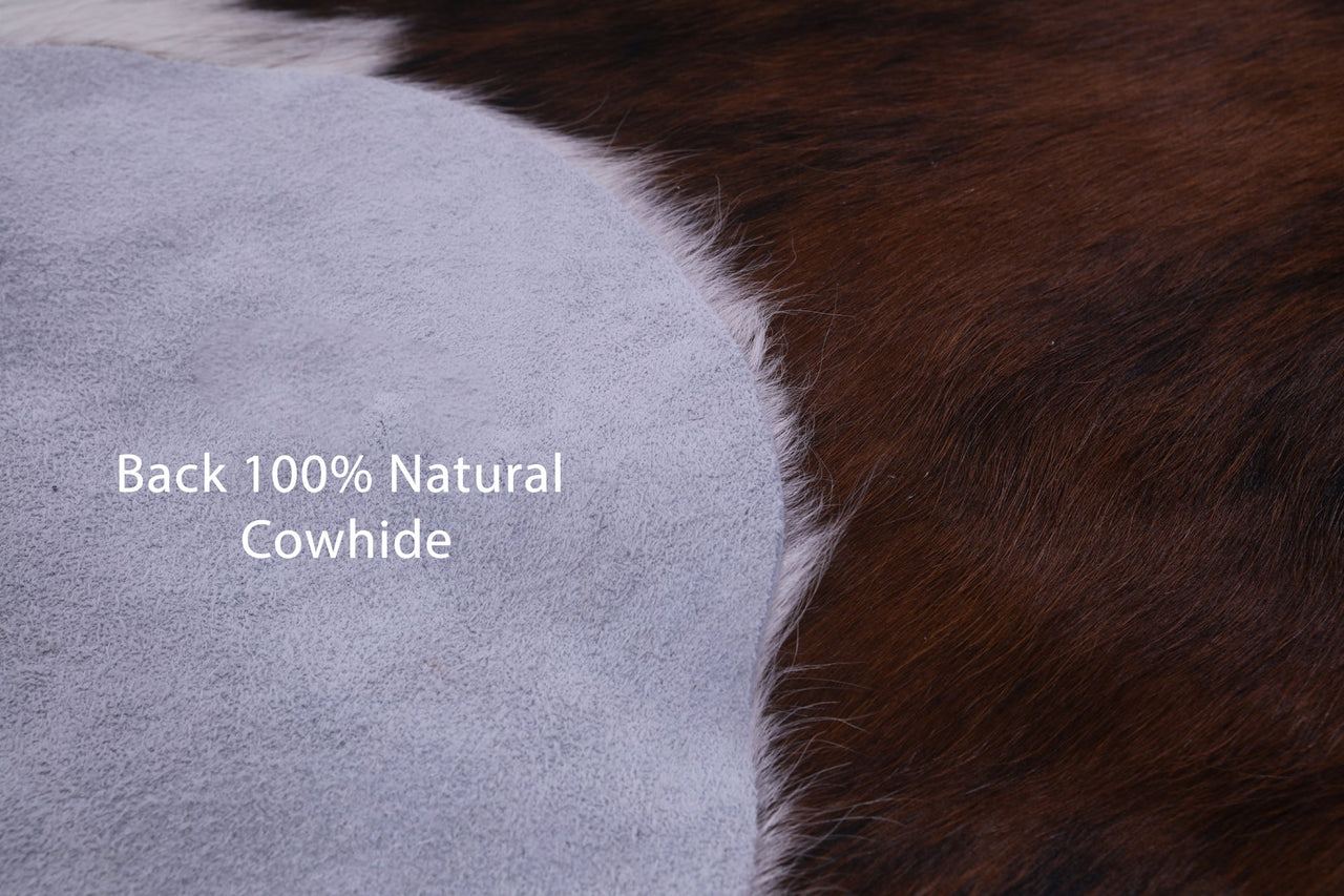 Brindle Natural Cowhide Rug - XLarge 7'2"H x 6'1"W