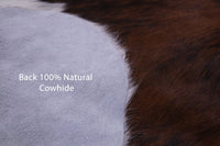 Thumbnail for Brindle Natural Cowhide Rug - XLarge 7'2