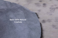 Thumbnail for Black & White Natural Cowhide Rug - Medium 6'4