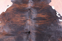 Thumbnail for Tricolor Natural Cowhide Rug - Large 6'4