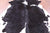 Black & White Natural Cowhide Rug - XLarge 7'7"H x 6'1"W