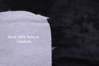 Thumbnail for Black & White Natural Cowhide Rug - XLarge 7'7