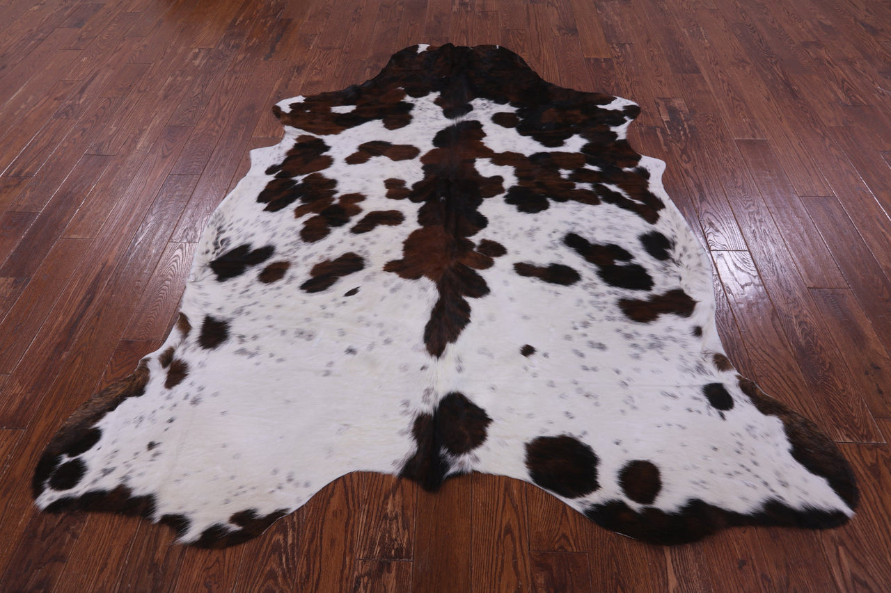 Tricolor Natural Cowhide Rug - XLarge 7'4"H x 6'5"W