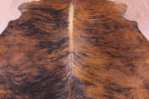 Brindle Natural Cowhide Rug - Large 6'4