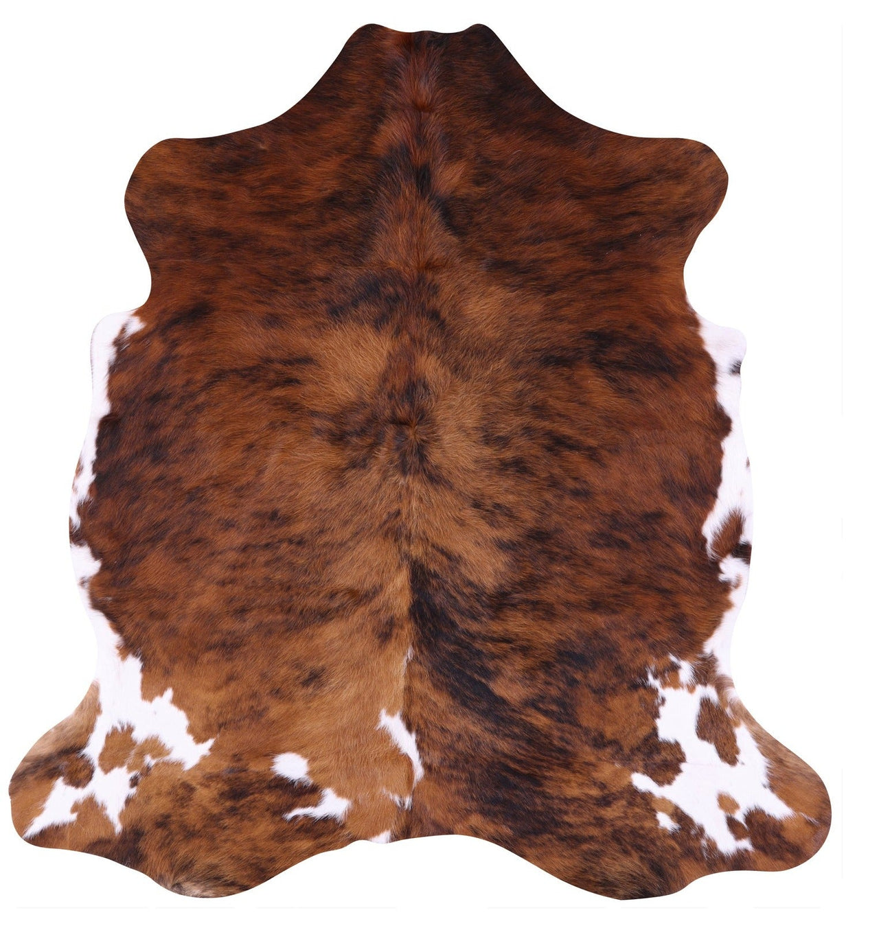 Brindle Natural Cowhide Rug - Large 6'4"H x 6'1"W