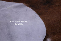 Thumbnail for Brindle Natural Cowhide Rug - Large 6'4