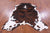 Tricolor Natural Cowhide Rug - Large 6'7"H x 6'2"W