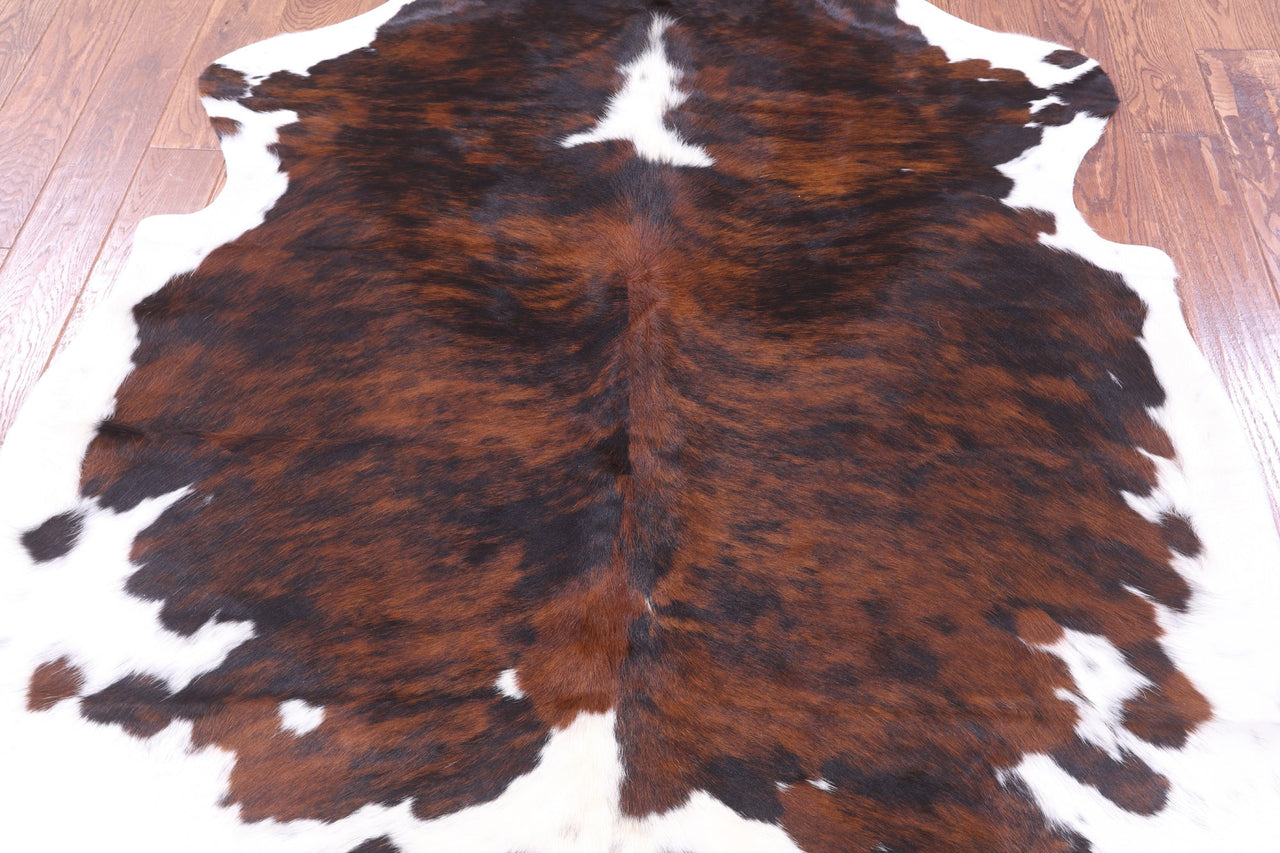 Tricolor Natural Cowhide Rug - Large 6'7"H x 6'2"W