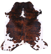 Thumbnail for Tricolor Natural Cowhide Rug - Large 6'7