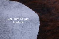 Thumbnail for Brindle Natural Cowhide Rug - Large 6'10