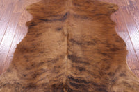 Thumbnail for Brindle Natural Cowhide Rug - Medium 6'2