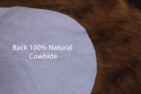 Thumbnail for Brindle Natural Cowhide Rug - Medium 6'2