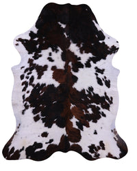 Thumbnail for Tricolor Natural Cowhide Rug - XLarge 7'6