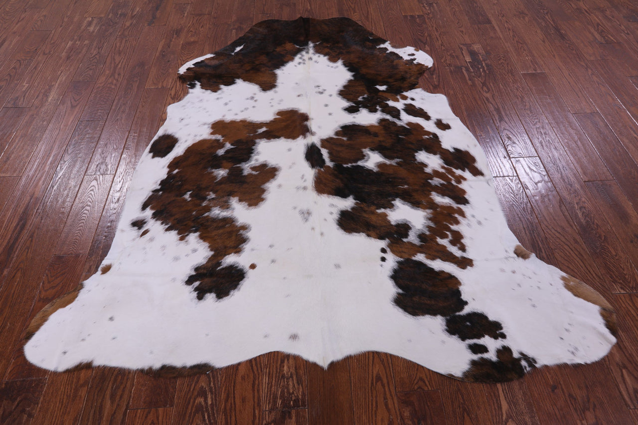 Tricolor Natural Cowhide Rug - Large 6'9"H x 6'2"W