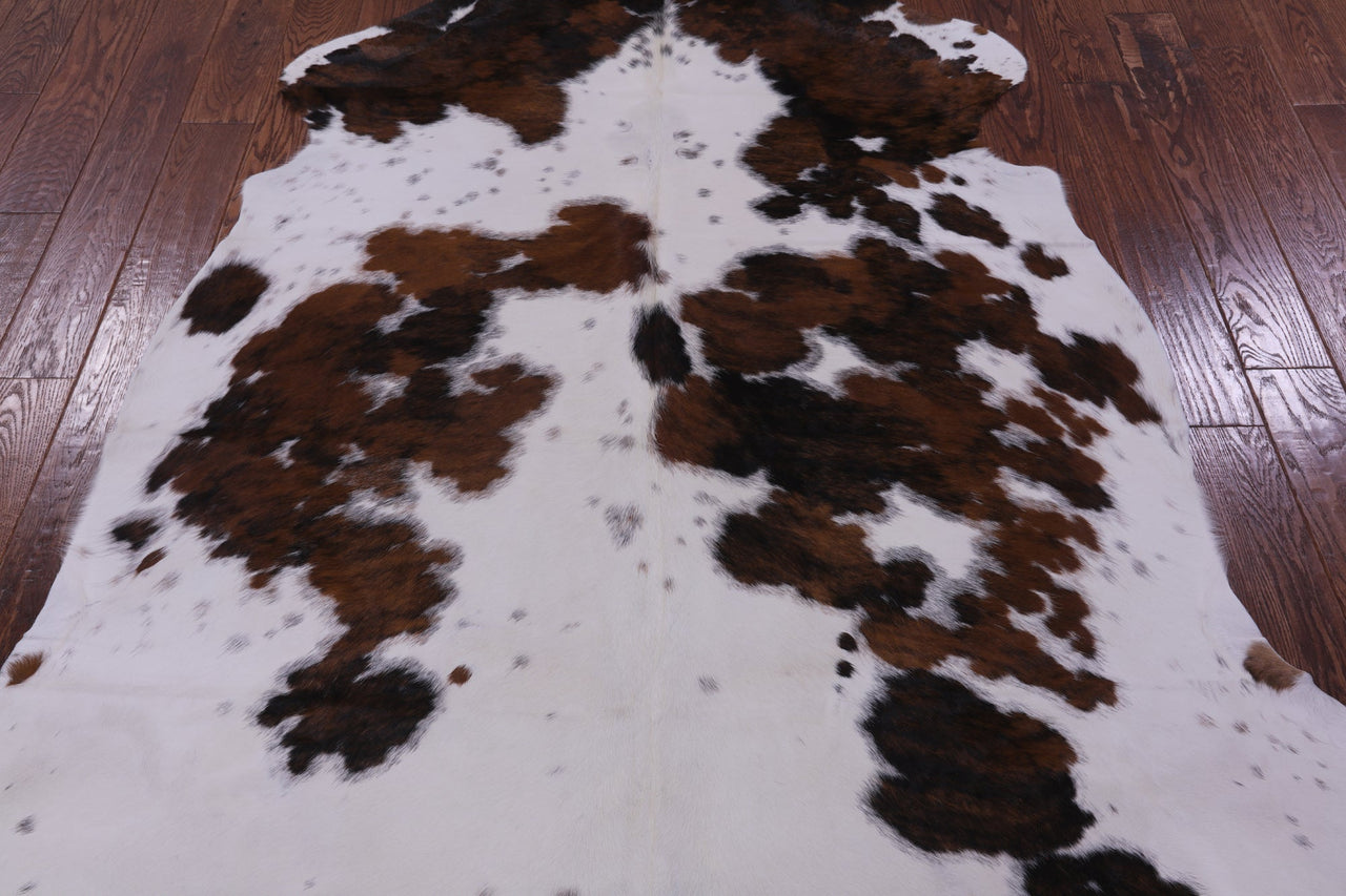 Tricolor Natural Cowhide Rug - Large 6'9"H x 6'2"W