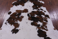 Thumbnail for Tricolor Natural Cowhide Rug - Large 6'9