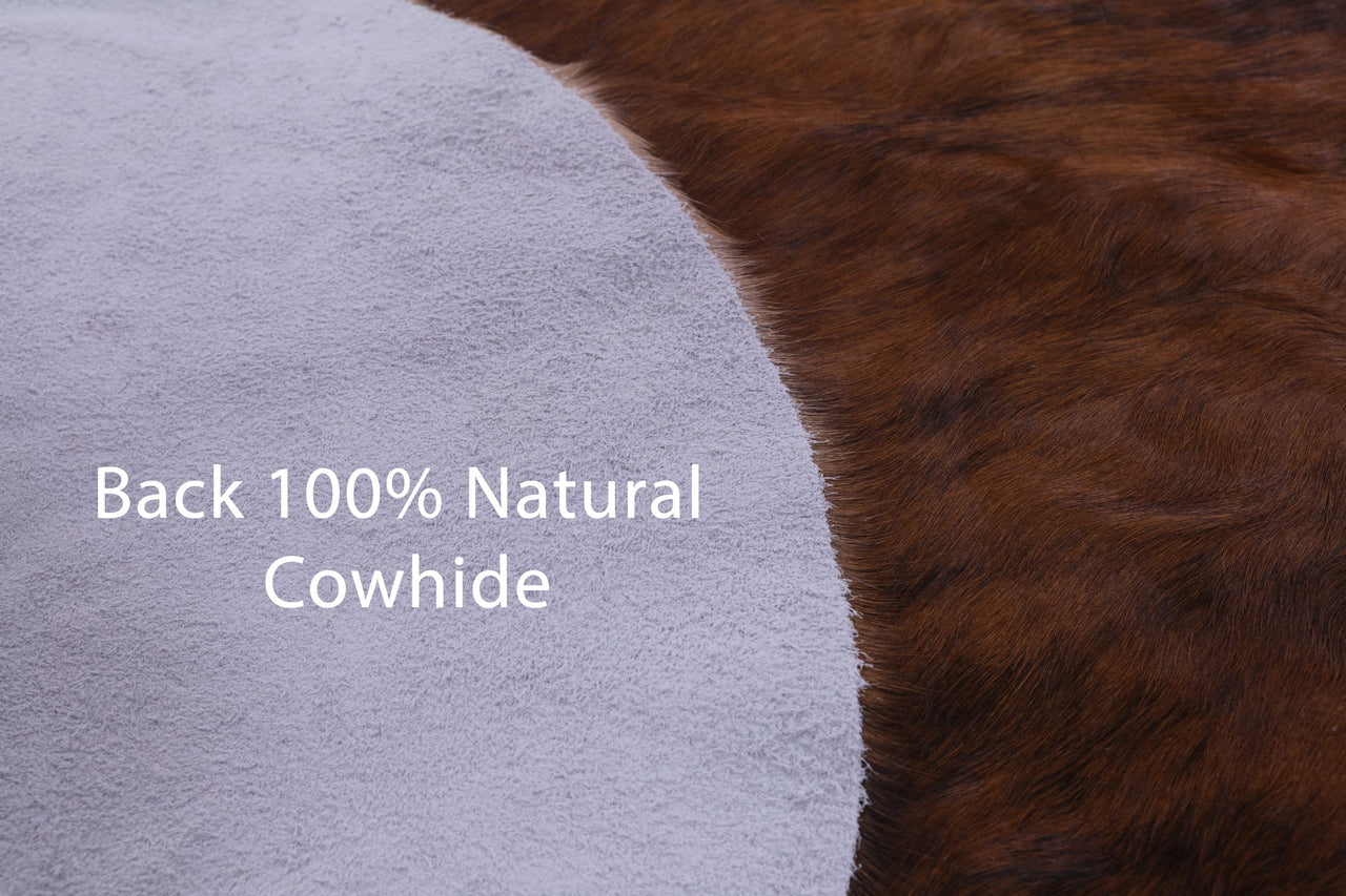 Brindle Natural Cowhide Rug - XLarge 7'4"H x 6'3"W