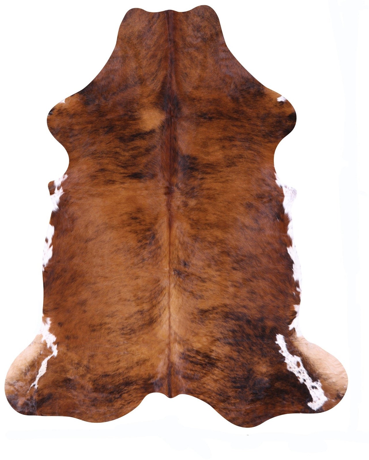 Brindle Natural Cowhide Rug - XLarge 7'4"H x 6'3"W