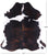 Tricolor Natural Cowhide Rug - Large 6'5"H x 6'1"W