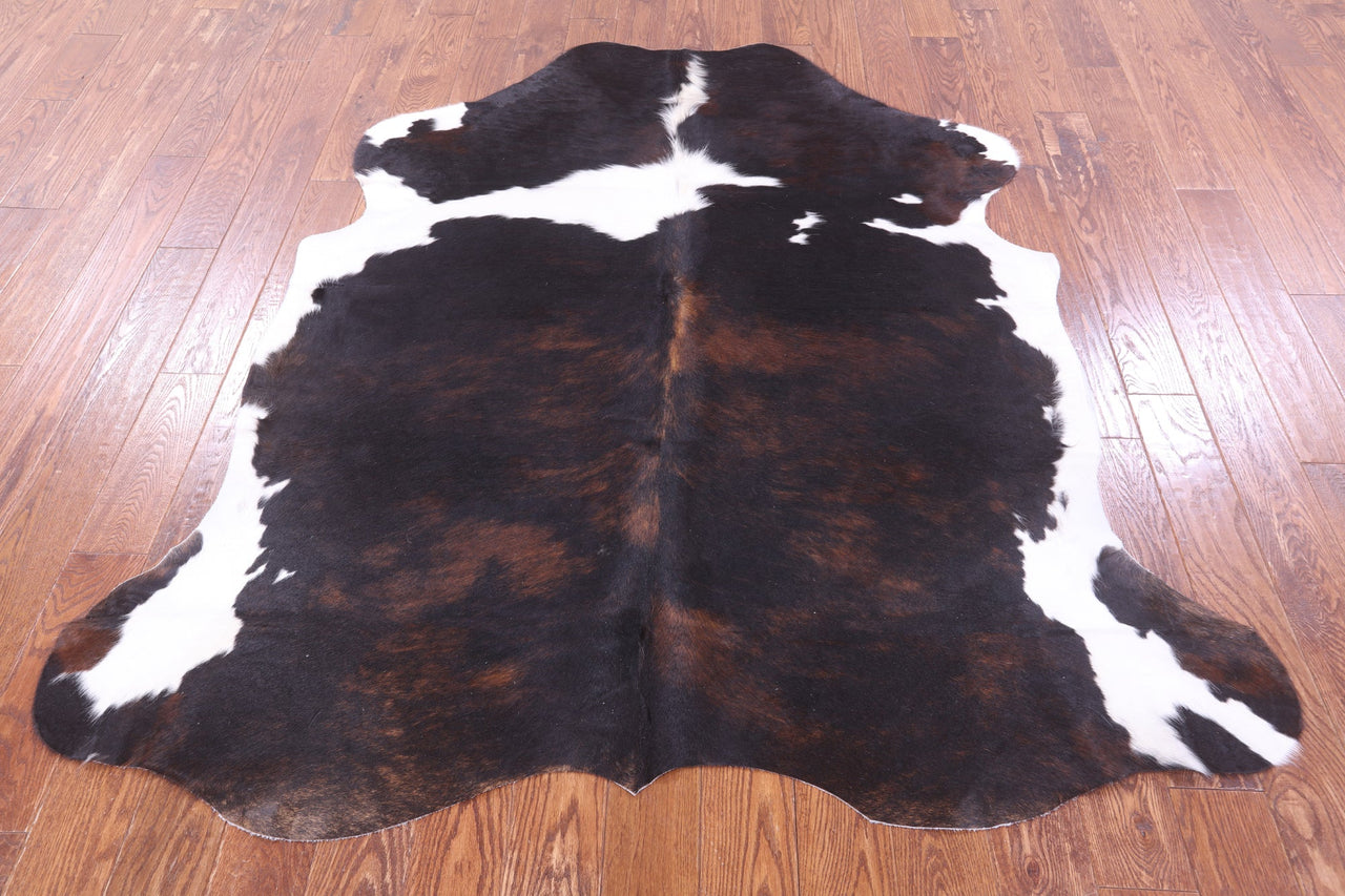 Tricolor Natural Cowhide Rug - Large 6'5"H x 6'1"W